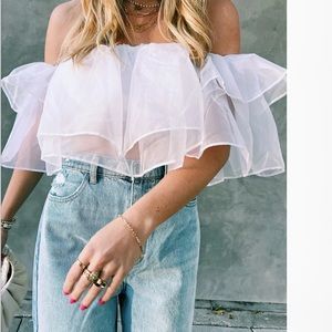 Show Me Your MuMu Rosella Ruffle Top